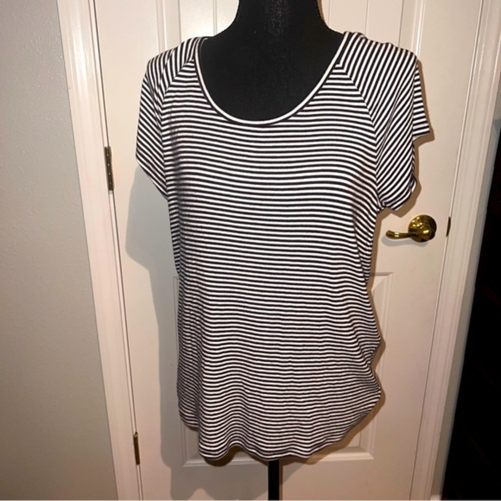 Loft - Blue/White - Vertical Stripes- XL